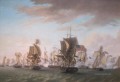 Perrys Sieg am Erie See von Thomas Birch 1814 Seekrieg